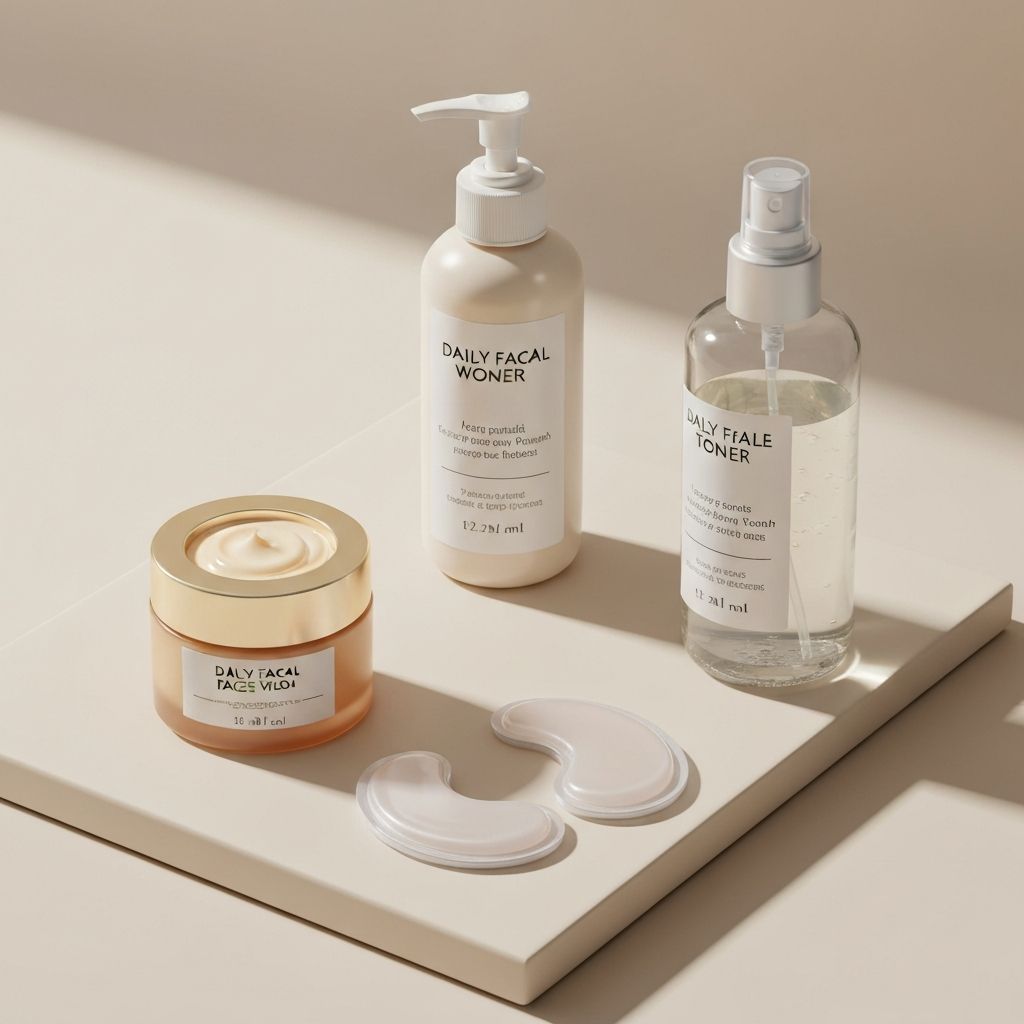 Daily skincare routine